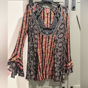 Free People Multicolor Bohemian Dress